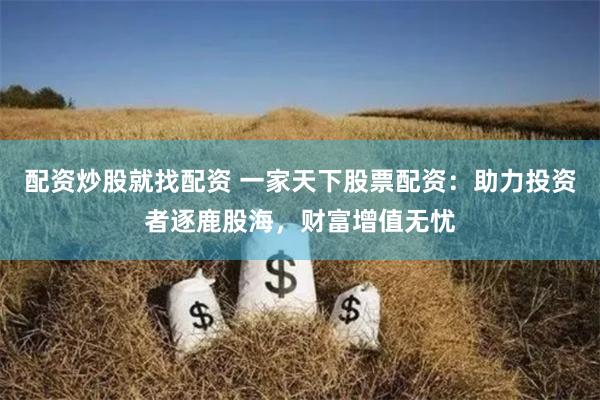 配资炒股就找配资 一家天下股票配资：助力投资者逐鹿股海，财富增值无忧